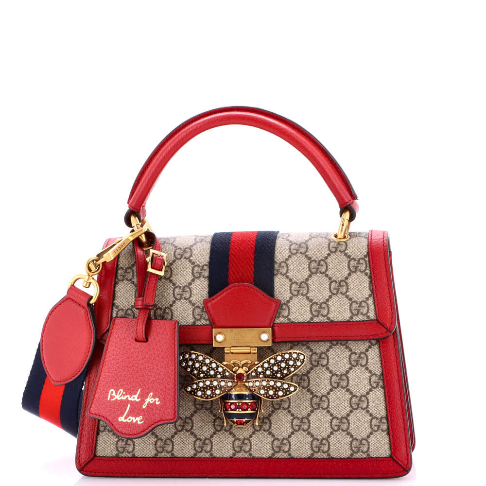 Gucci Queen Margaret Top Handle Bag Gg #250901G16B